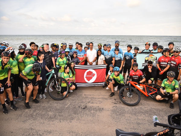 Pedalaço reuniu mais de 150 ciclistas em ação que marcou um ano do projeto